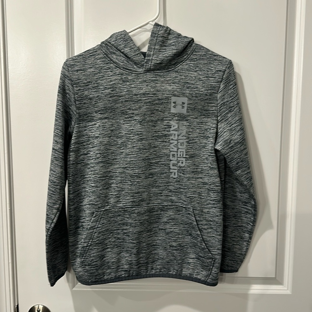 Under Armour Hoodie, Youth L, Grey